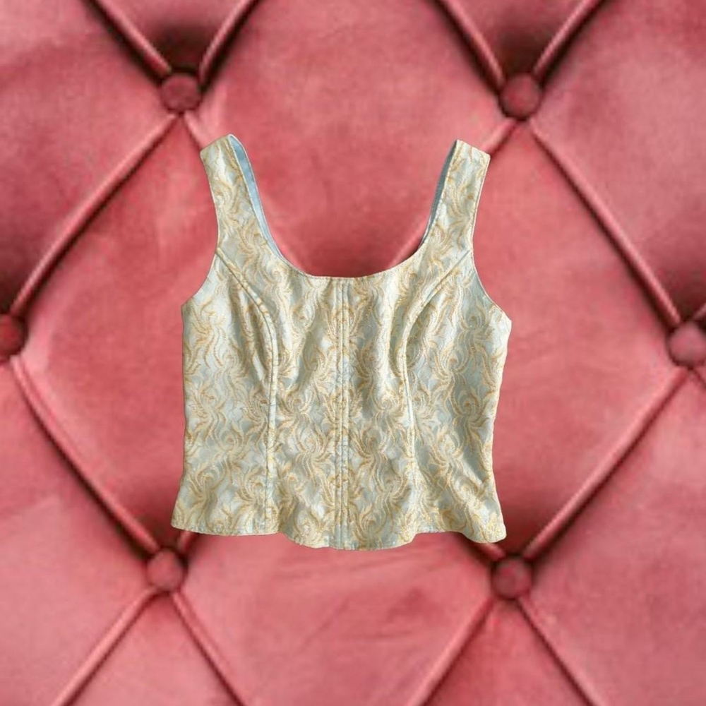 Vintage 90s Corset Top - Picture 1 of 4